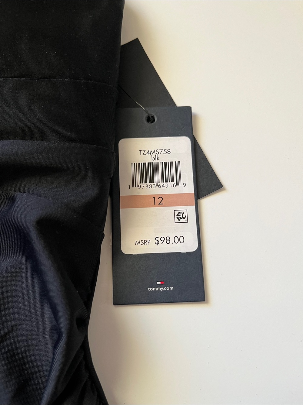 Tommy Hilfiger Women's One Piece Keyhole Ring Detail Swimsuit women’s size 12 - Picture 8 of 9
